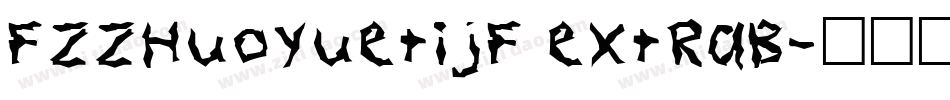 FZZhuoYueTiJF ExtraB字体转换